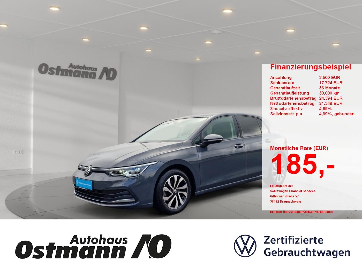 Volkswagen Golf VIII 2.0 TDI Active ACC AHK AUT HUD Kam. SD