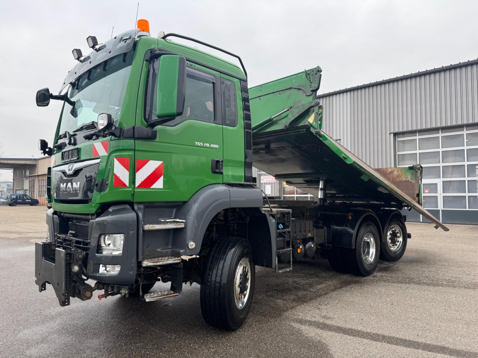 MAN TGS,28.480,6x4/4,Allrad,Lift-,Lenkachse,Komunal