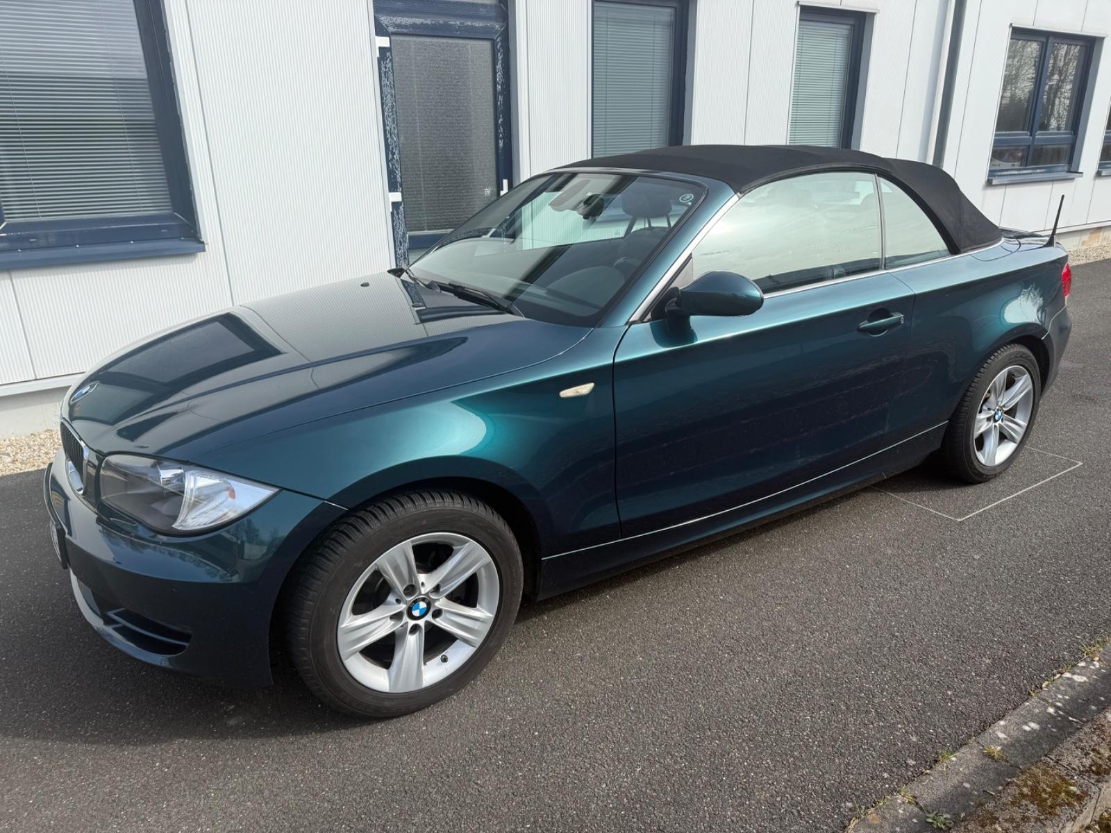 BMW 120 1 Cabrio 120d Leder AHK