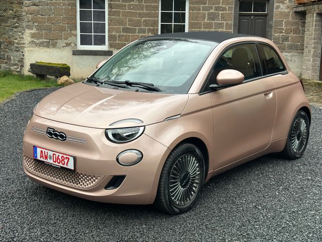 Fiat 500e Cabrio Icon 1Hand 42kwH Kamera Rose