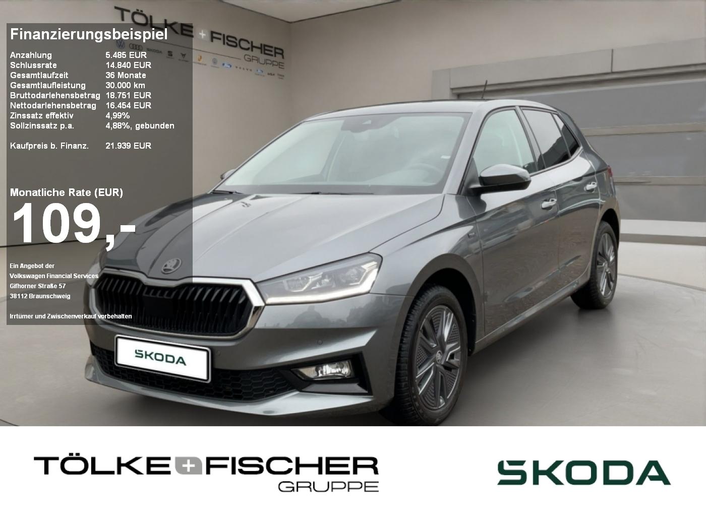 Skoda Fabia 1.0 TSI Tour Kam. Navi DynLicht KeyLess LM