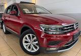 Volkswagen Tiguan Highline 4Motion LED HuD Kamera Pano ACC  - mit Diesel-Antrieb: Rot, Schiebedach, Geländewagen
