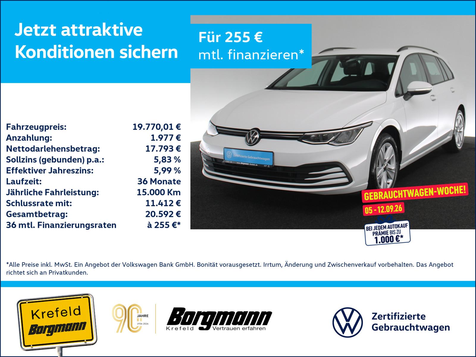 Volkswagen Golf VIII 2.0 TDI Life LED ACC NAVI SHZ PDC