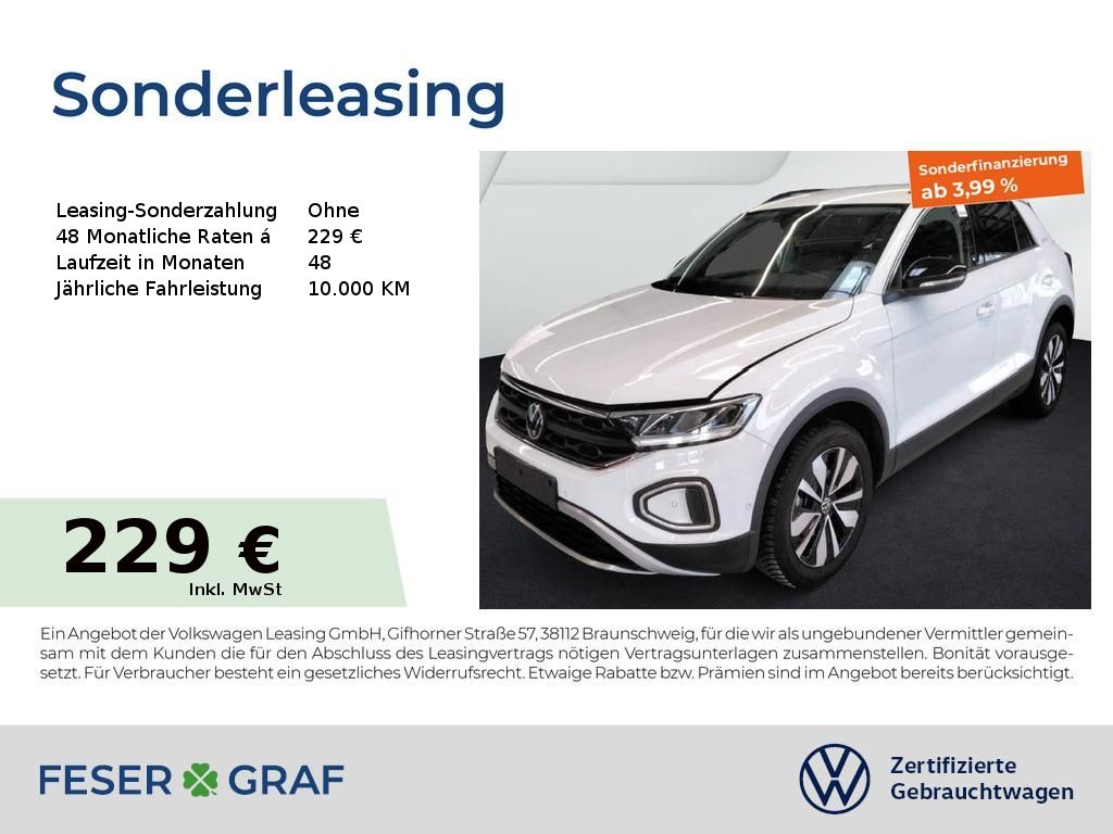 Volkswagen T-Roc Goal 1.0 TSI Navi LED ParkAssist LM SiHz