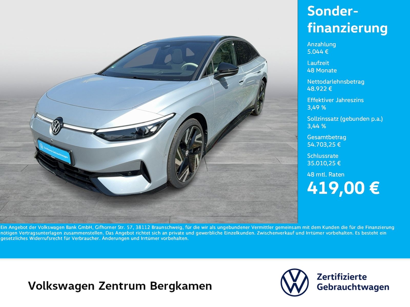 Volkswagen ID.7 PRO S WÄRMEPUMPE PANO AHK 360°CAM ACC LM21 foto 1