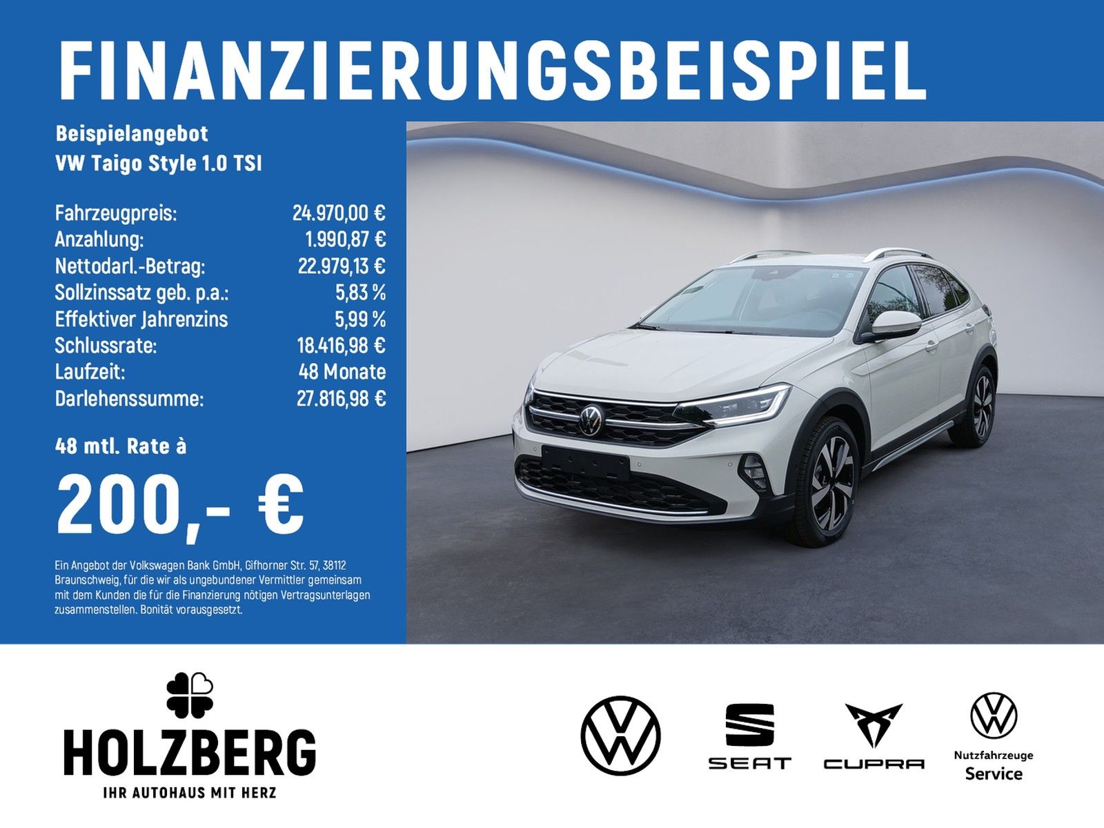 Volkswagen Taigo Style 1.0 TSI TRAVEL & COMFORT PAKET