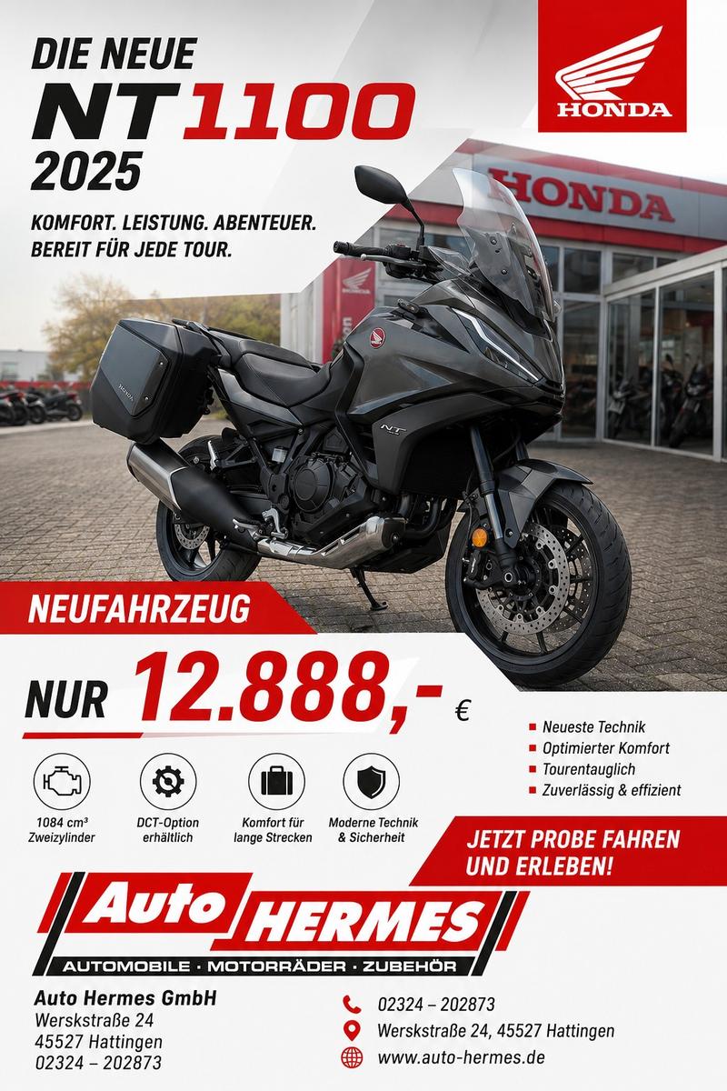 Honda NT1100 Neufahrzeug Modeljahr 2025