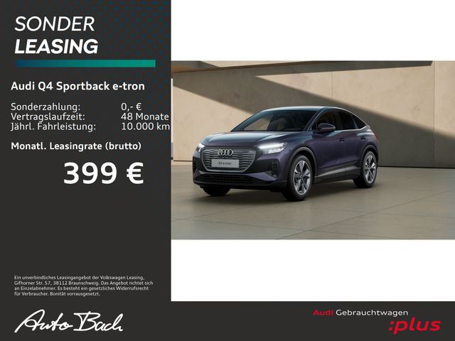 Audi Q4 Sportback 45 e-tron Navi LED GRA AHK Klimaaut