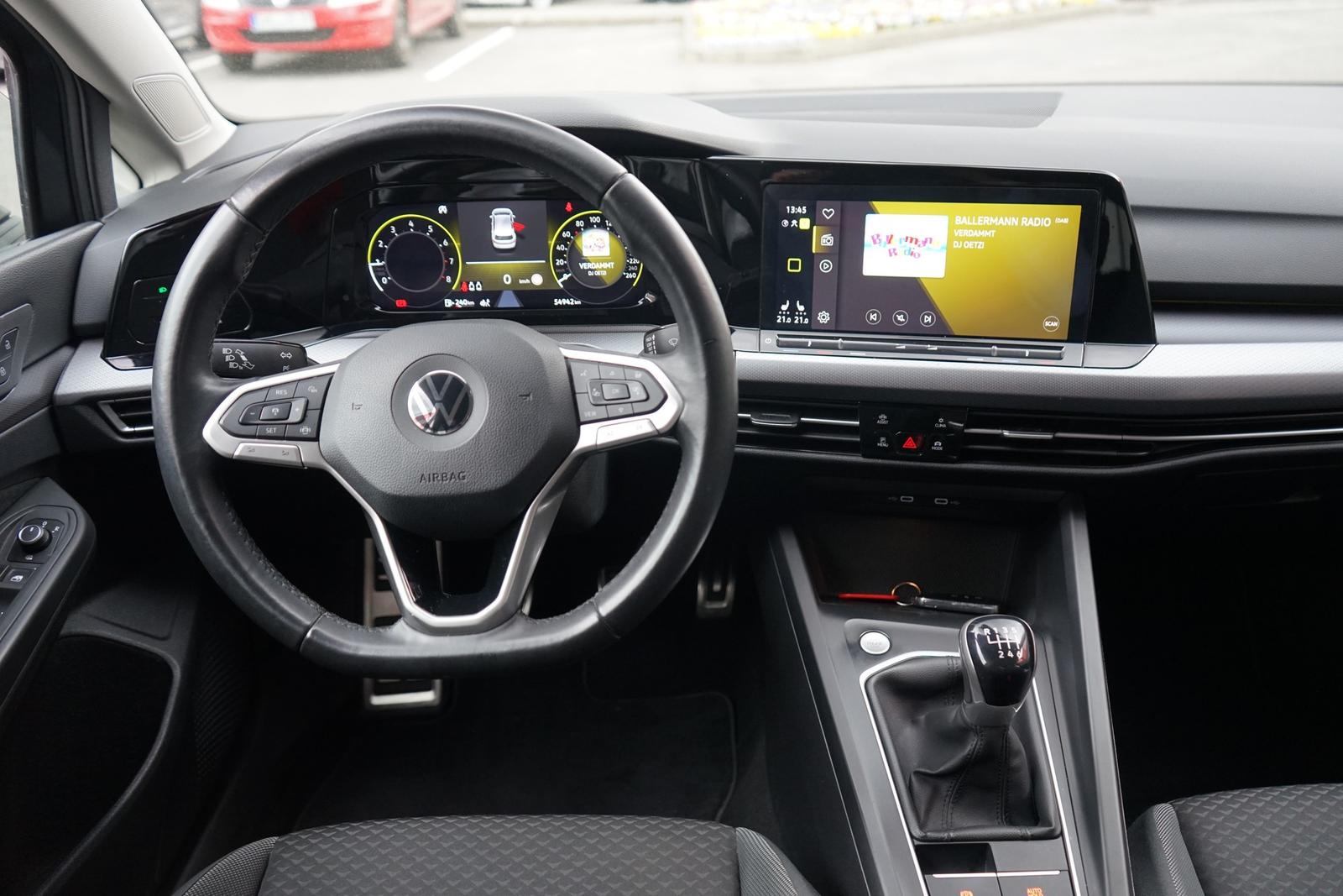 Volkswagen Golf VIII 1.5 TSI Life LED Navi Sitzheizung DAB, миниатюра 23