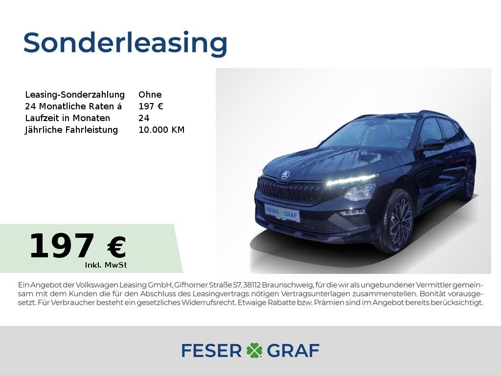 Skoda Kamiq Tour 1,0 TSI DSG - AHK,LED,SHZ,ACC,KAMERA