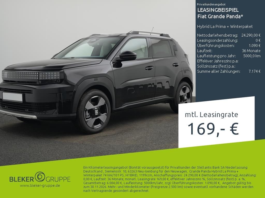 Fiat Grande Panda Hybrid La Prima + Winterpaket
