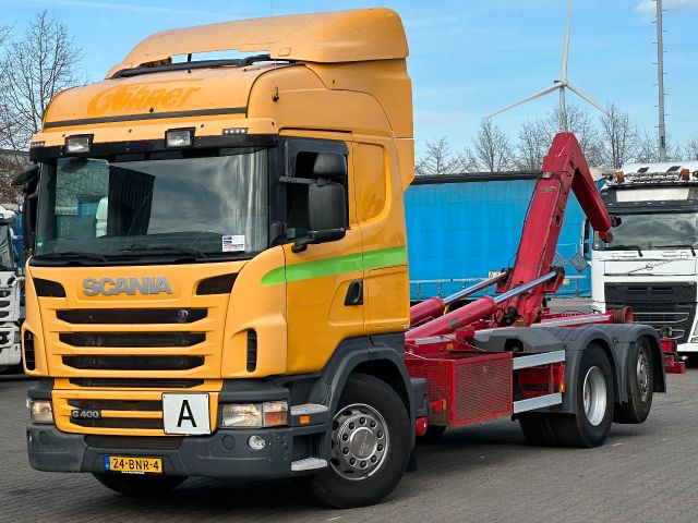 Scania G400 6x2*4 Meiller 20T Haakarm / Manual / Retard