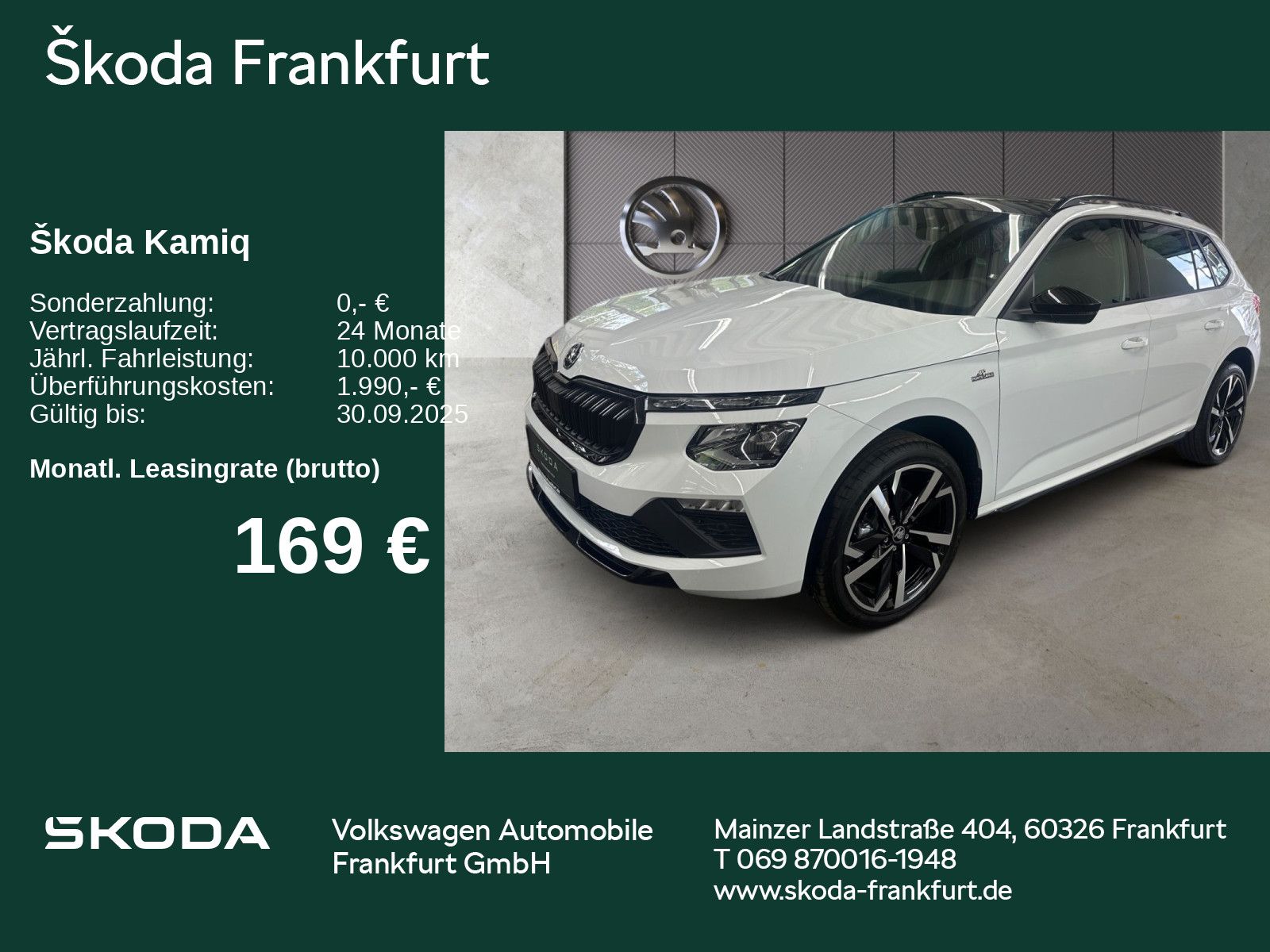 Skoda Kamiq Monte Carlo 1,0 TSI 70 kW 5-Gang-Schaltget