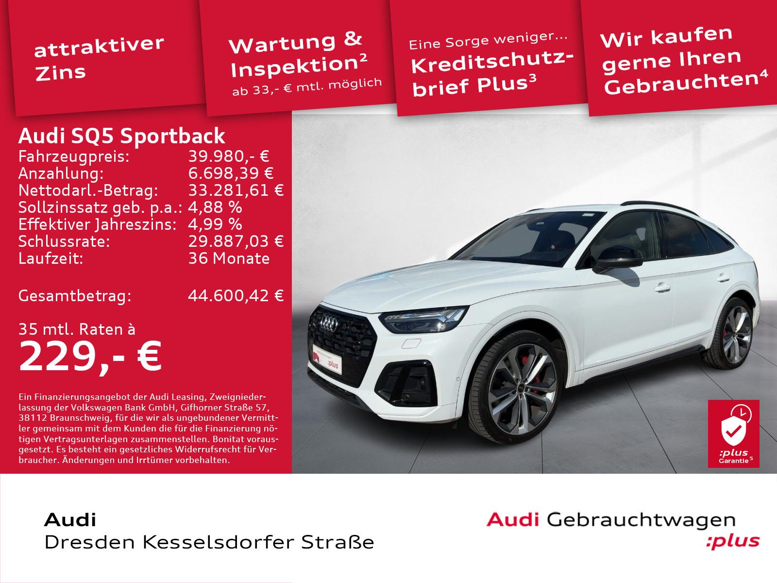 Audi SQ5 Sportback 3.0 TDI Q. Navi LED Kamera DAB GRA