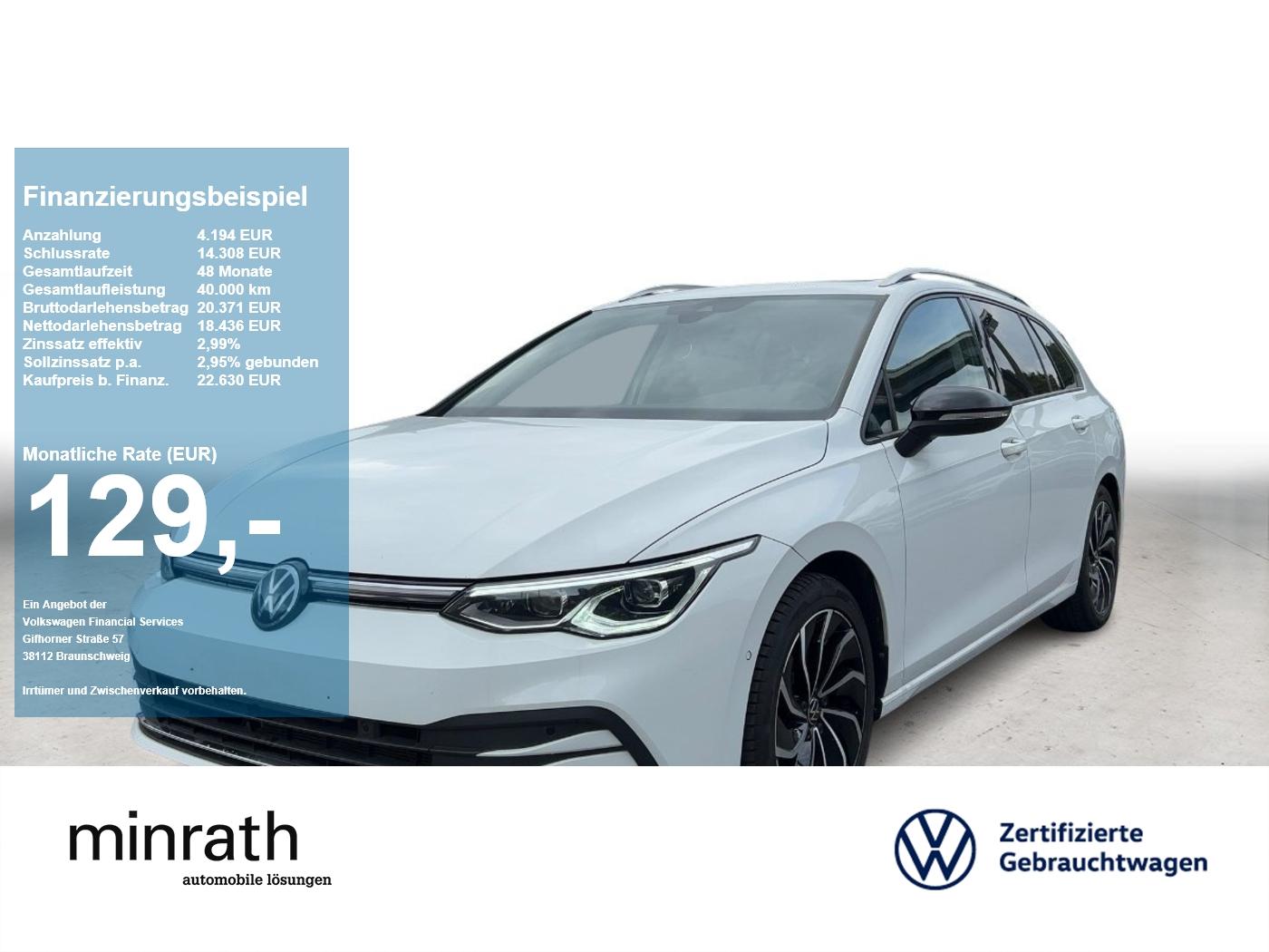 Volkswagen Golf VIII Variant ACTIVE 1.5 eTSI DSG MATRIX+NAV