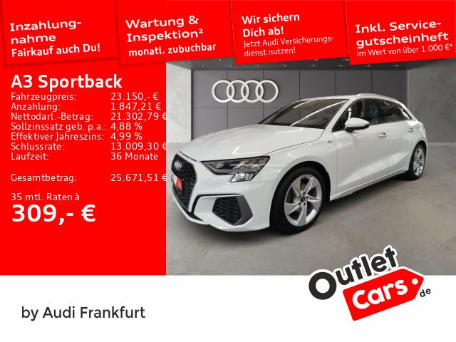 Audi A3 Sportback 35 TDI S tronic S line VC Tempomat