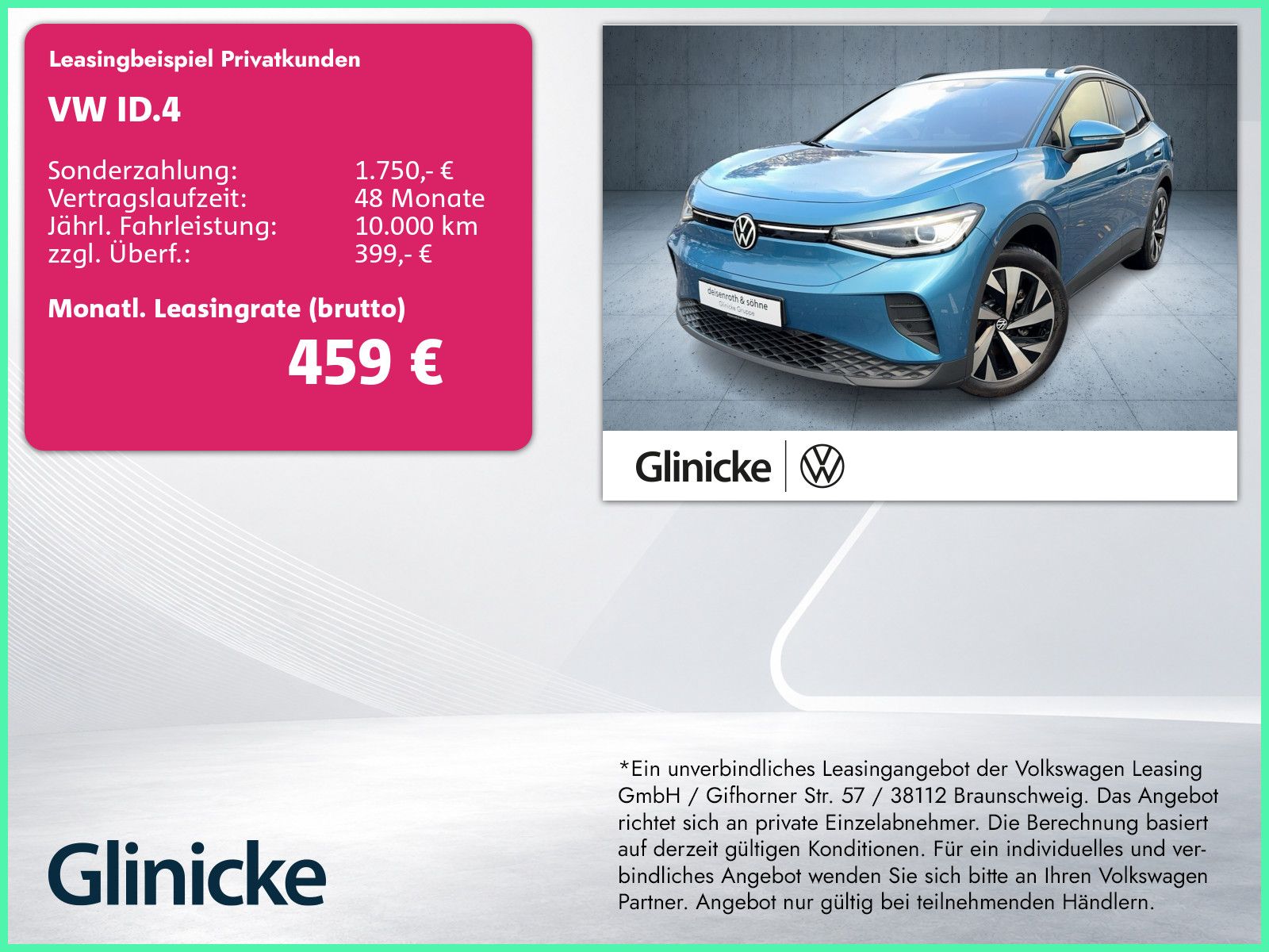 Volkswagen ID.4 Pro AHK/W-Pumpe/Matrix/Kam/h&k/HuD/Nav/20"/