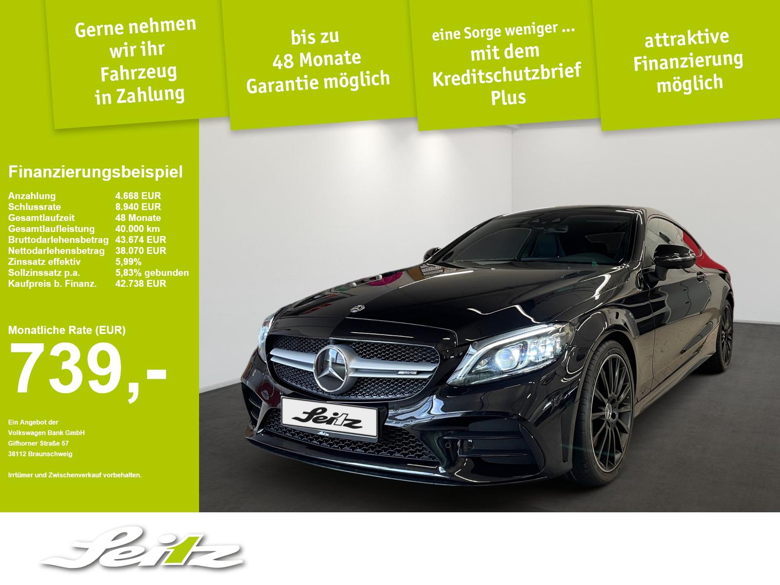 Mercedes-Benz C 43 AMG Coupe 4M *HEAD-UP*BURMESTER*KAMERA*