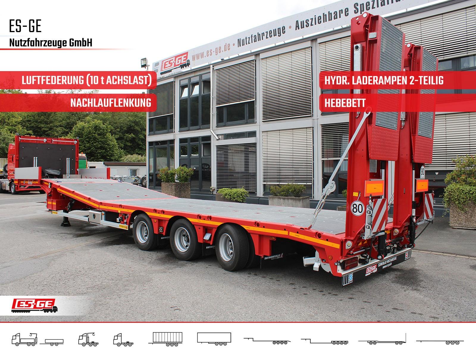 Faymonville Multimax Plus Satteltieflader Hebebett