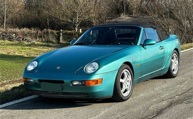 Porsche 968 cabriolet wimbledon green italiana p