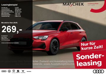 Audi Leasingangebot: Audi A3 Sportback S line 30 TFSI S tronic AHK Black A