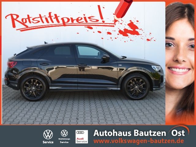 Q3 Sportback 35 TFSI S line OPTIK-SCHWARZ/LED/NA