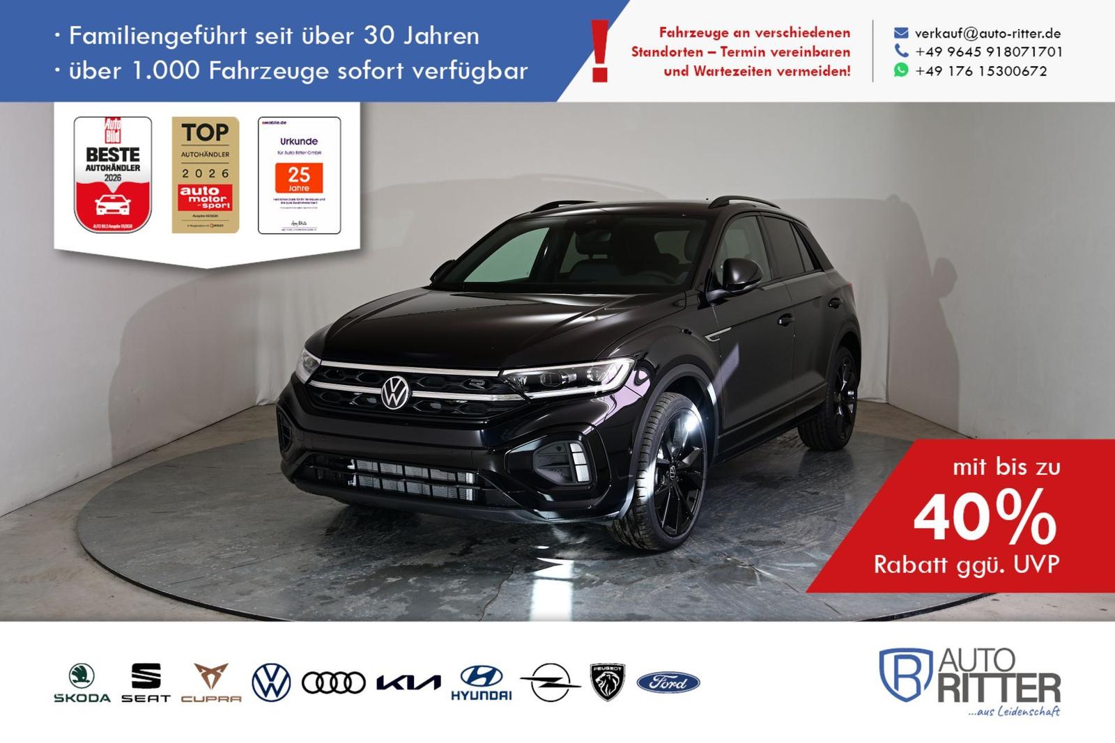 Volkswagen T-Roc R-Line ACC|AHK|RFK|Navi|Carplay|Klima|P...