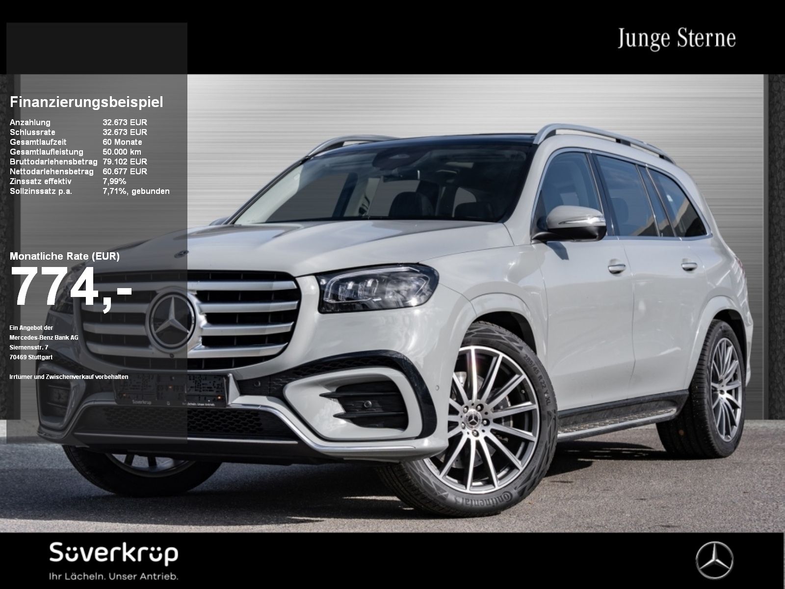 Mercedes GLS 350 2025, 3.0D dīzelis, Automāts, SUV/Apvidus, Pelēks — Latvijā