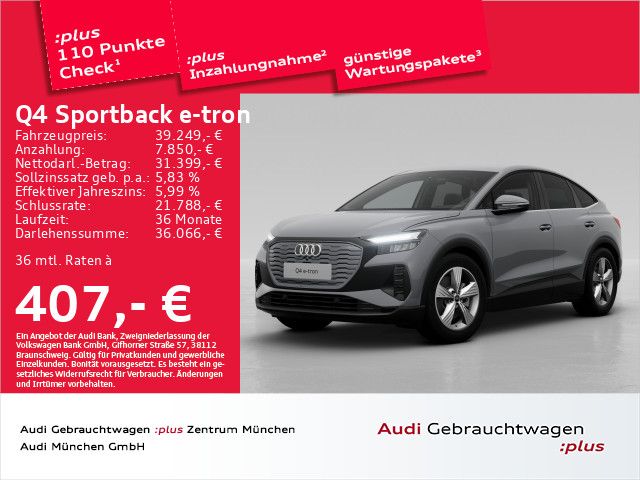 Audi Q4 Sportback e-tron 40 Navi+/Virtual/19"Zoll