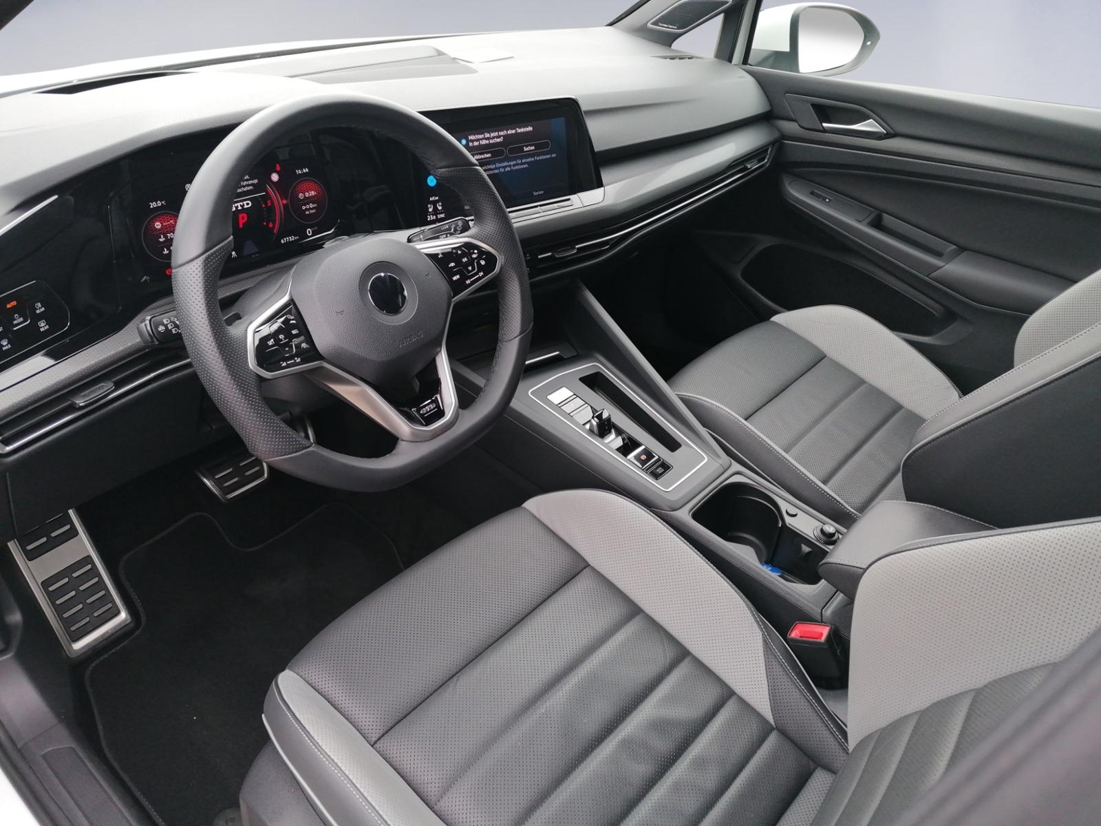 Volkswagen Golf VIII GTD 2.0 TDI DSG AHK+LEDER+STHZ+DCC+, миниатюра 10