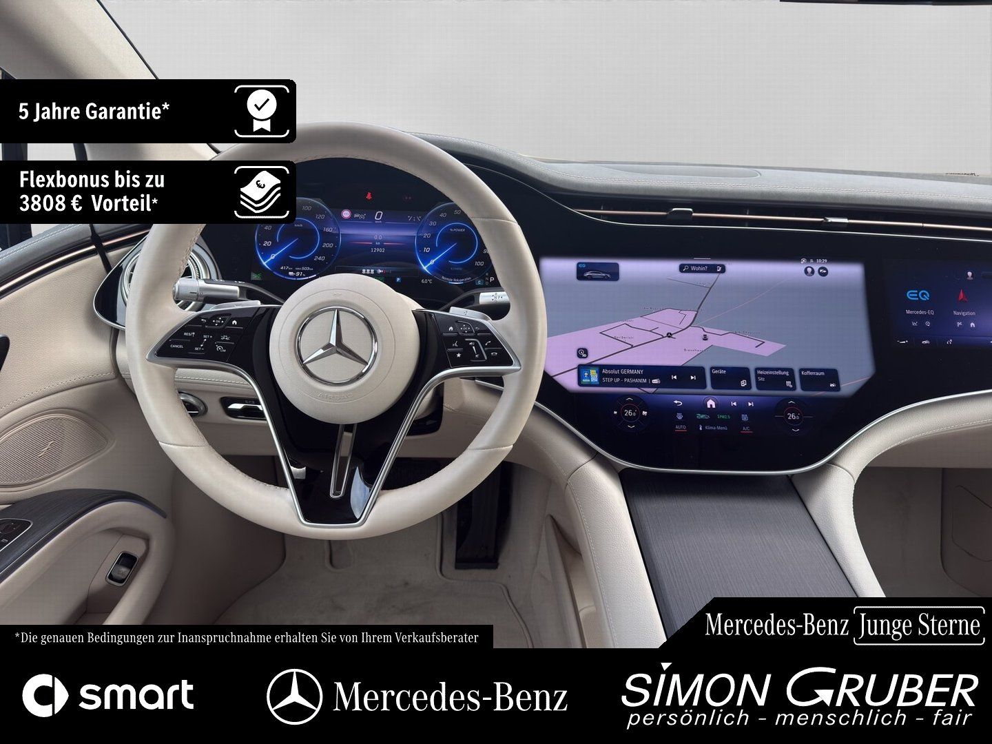 Fahrzeugabbildung Mercedes-Benz EQS 580 4M magno Massage HUD HAL ex Pressewagen!