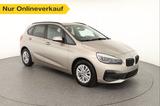 BMW 218i AT Advantage (EURO 6d) LED+NAVI+AHK+PDC+SHZ - silberne BMW 218 Active Tourer