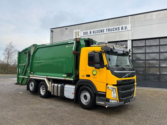 Volvo FM370 6x2 garbage truck geesink norba euro 6