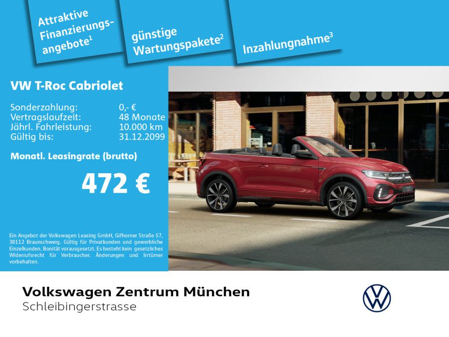 T-Roc Cabriolet 1.5 TSI R-Line BlackStyle AHK Le