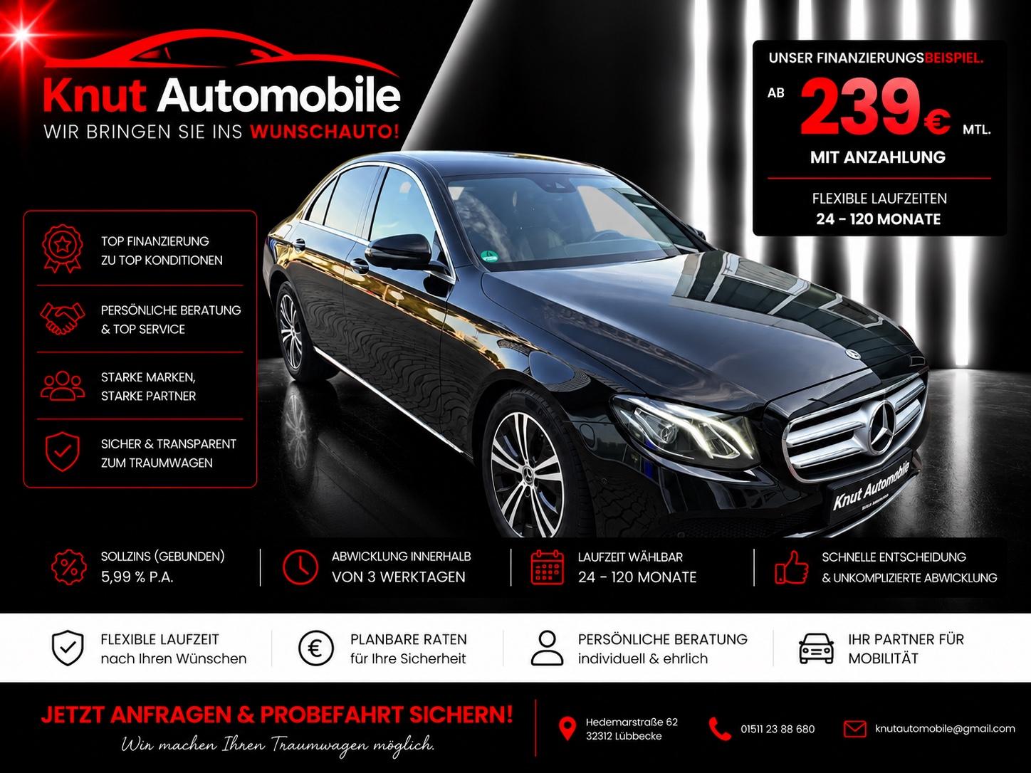 Mercedes-Benz E 220d 4Matic *WideScreen*Leder*2.Hd*Burmester