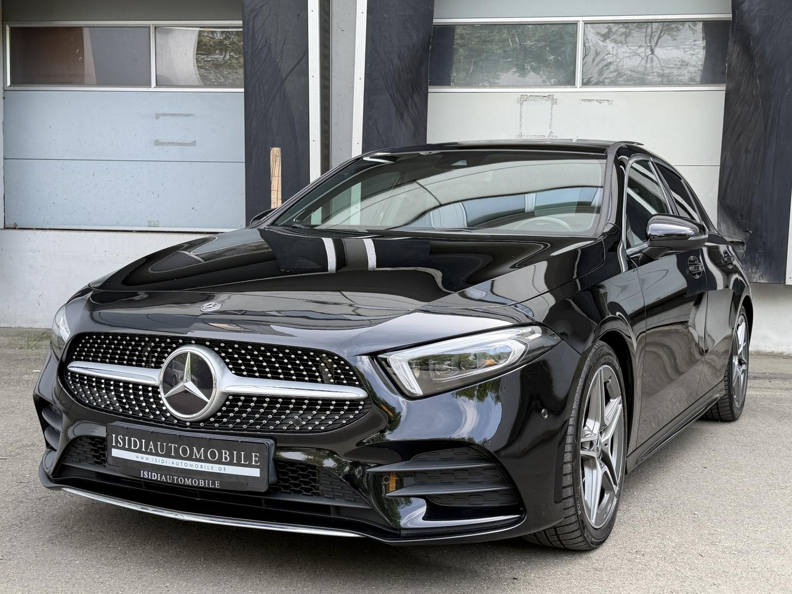 Mercedes-Benz A 180 D AMG LED MBUX Panorama Burmester Spurhalt