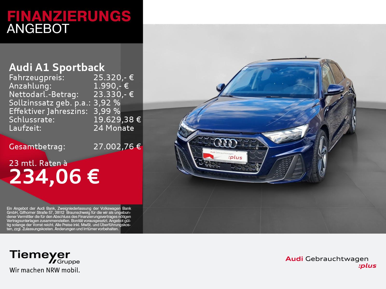 Audi A1 Sportback 25 TFSI 2x S LINE LM17 LED SOUND SP