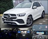 Mercedes-Benz GLE 300d AMG~AIRM~PANO~BURM~MASSAGE~HEAD-UP~360° - weiße Mercedes-Benz GLE 300