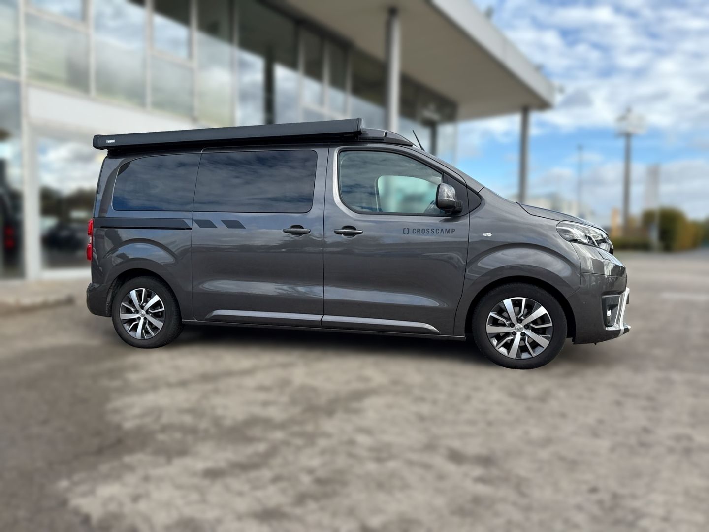 Fahrzeugabbildung Crosscamp Camper Van Flex Faltdach HUD StandHZG AHK-abnehm