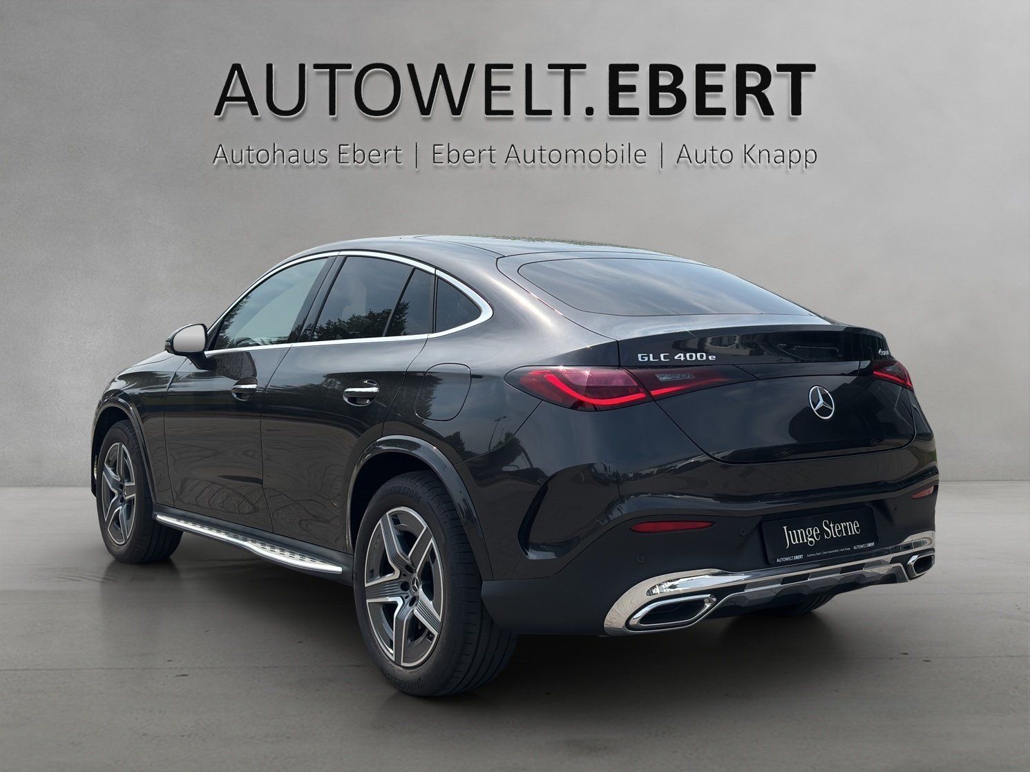Fahrzeugabbildung Mercedes-Benz GLC400e Cpé AMG Prem DISTR Memo AIRMATIC DC-Lade