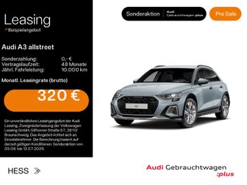 Audi Leasingangebot: Audi A3 allstreet 40 TFSIe*NAVI-PLUS*KAMERA*HUD*AHK*S