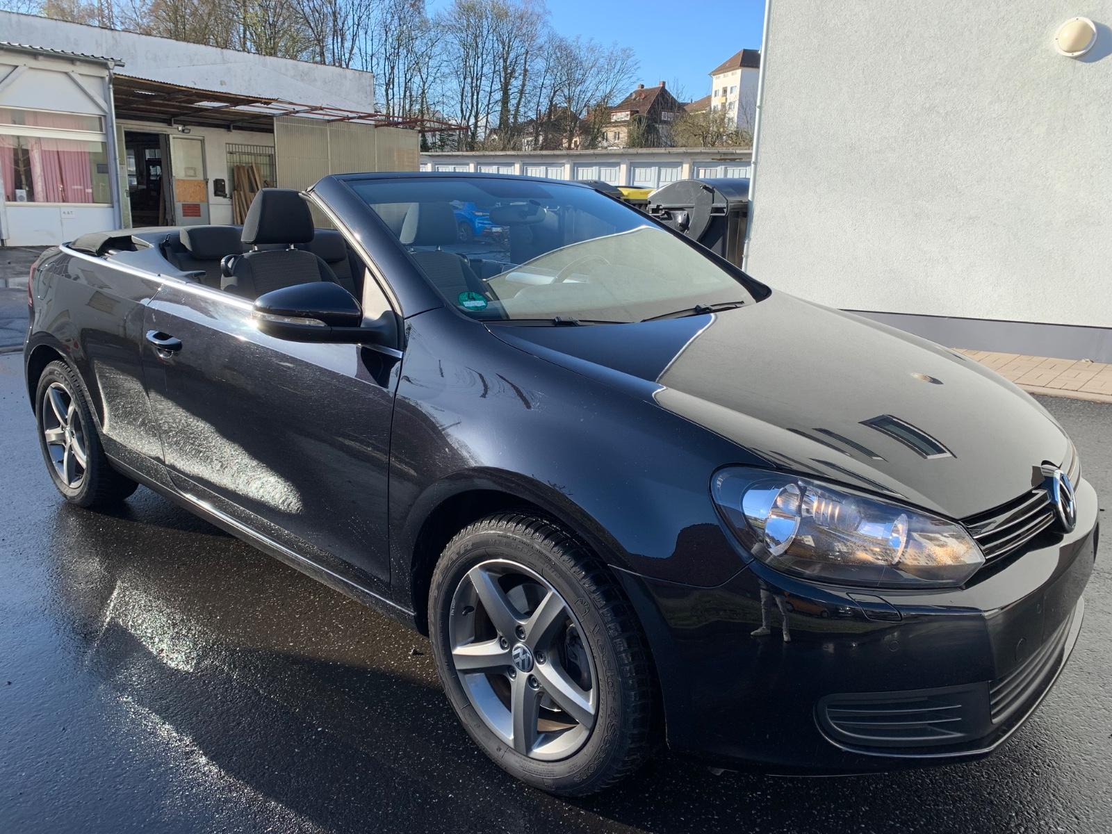 Volkswagen Golf VI Cabriolet  BMT SCHWARZ+NAVI+1 HAND+SCHEC