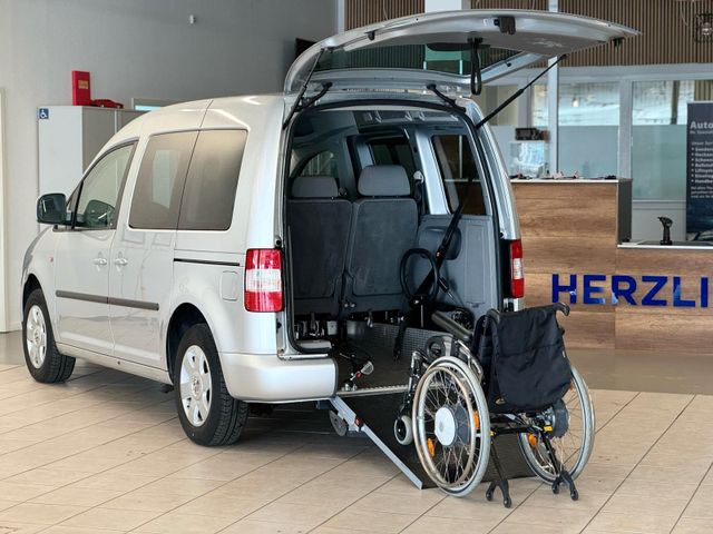 Volkswagen Caddy 1,6-Behindertengerecht-Rampe-Absenkung