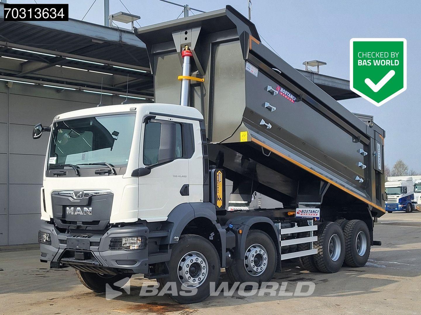 MAN TGS 41.480 8X4 NEW! 26m3 Tipper Full Steel suspe