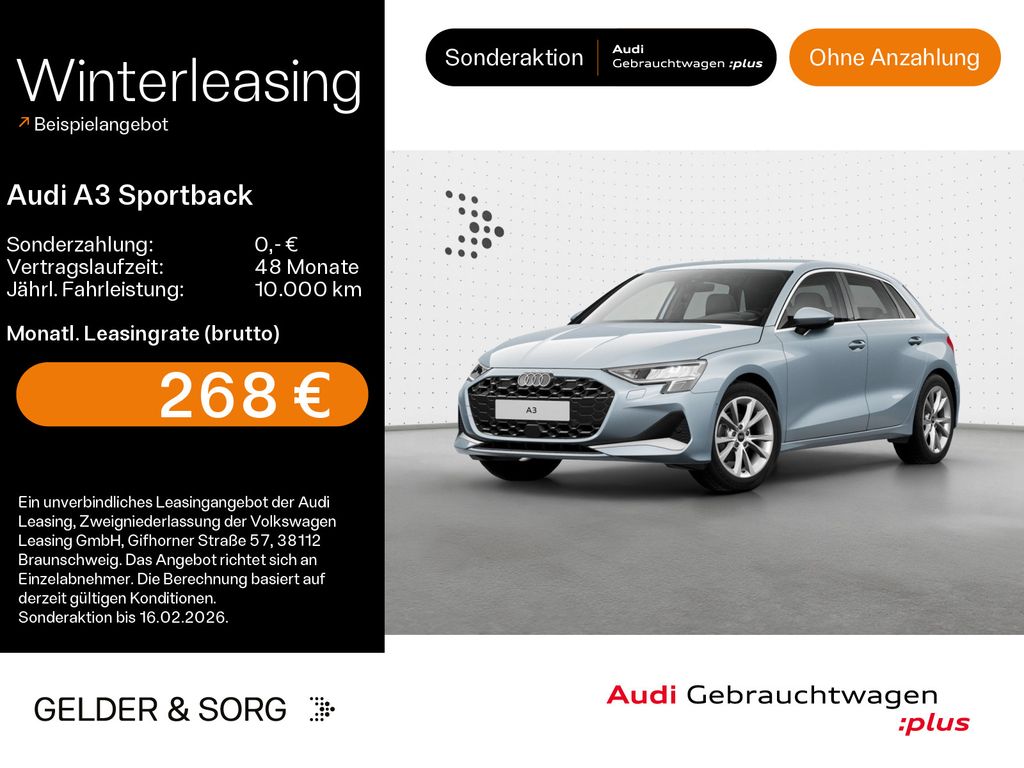 Audi A3 Sportback 35 TDI Advanced LED*RFK*Virtual