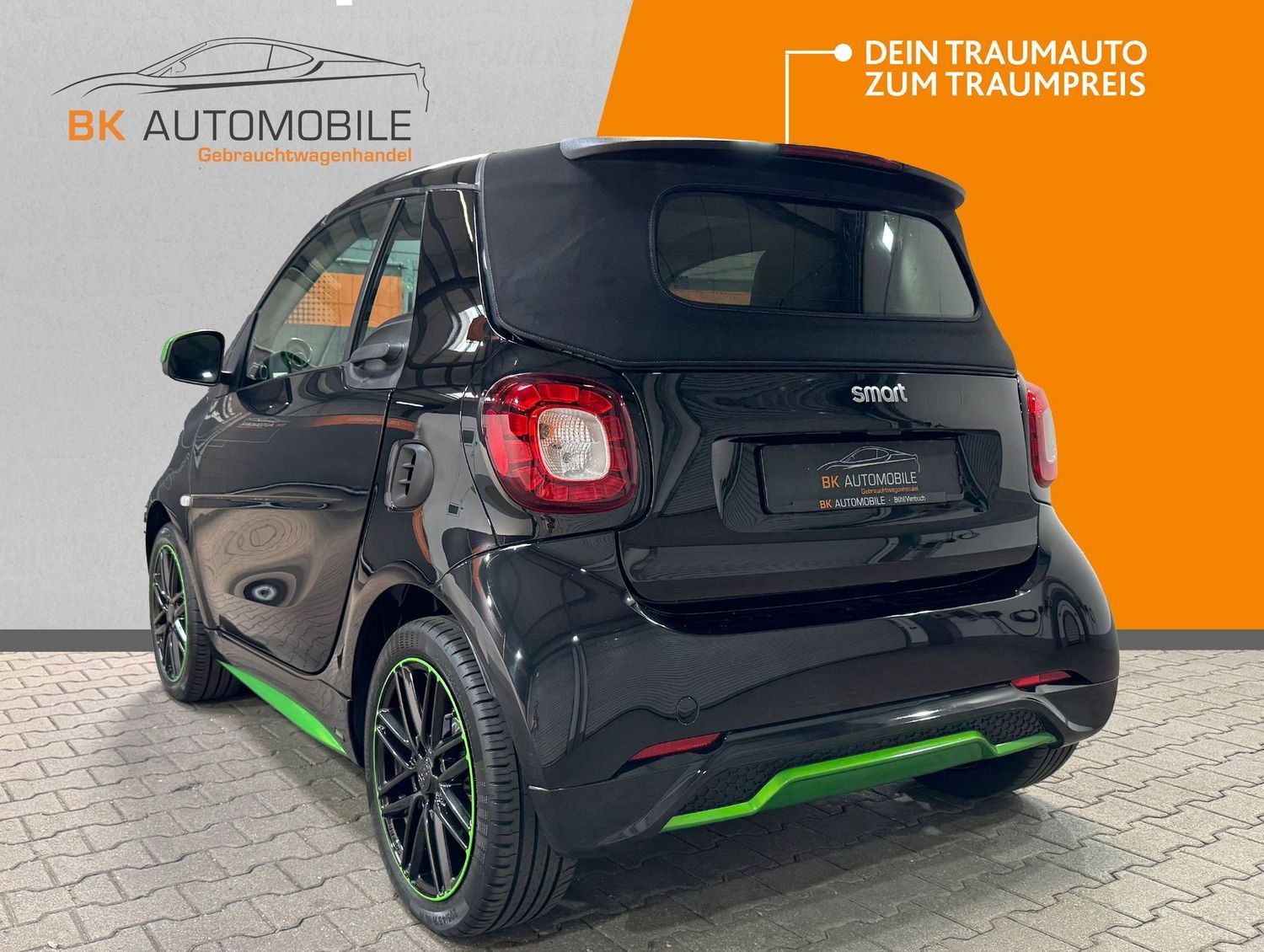 Fahrzeugabbildung Smart forTwo Brabus Edition Greenflash#Leder#Spur#JBL#