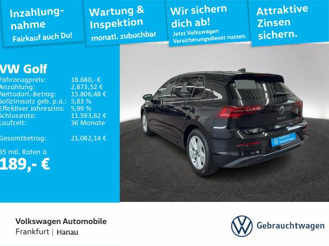 Volkswagen Golf VIII 1.5 TSI Life Navi IQ.LIGHT LED-Matri, миниатюра 12