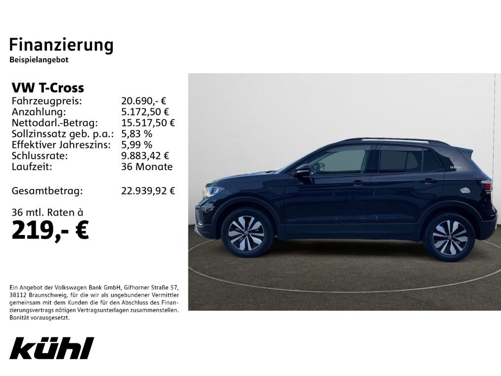 Volkswagen T-Cross 1.0 TSI Goal Navi AHK Kamera SHZ foto 2