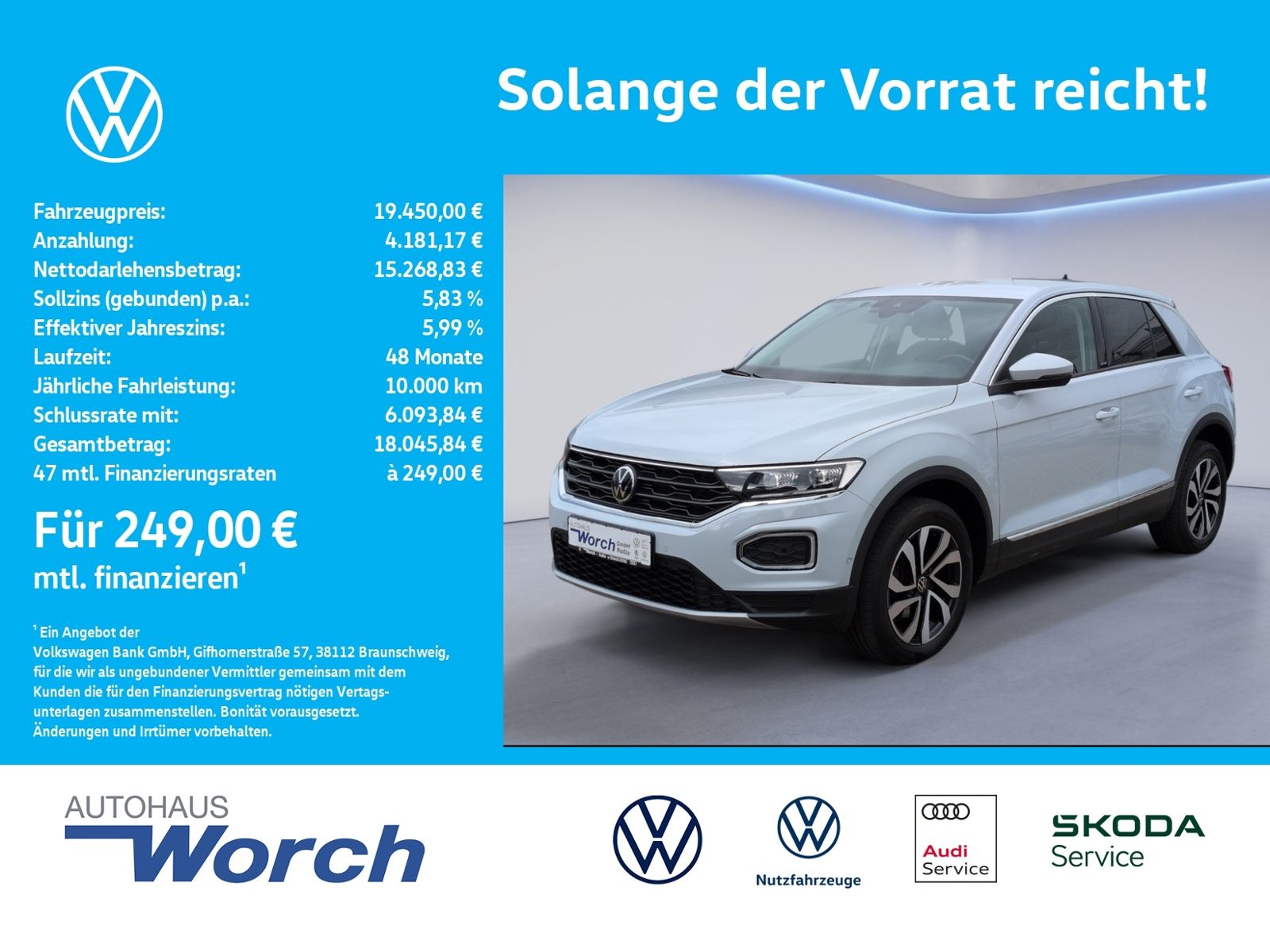 T-Roc 2.0 TDI Active Fahrschulwagen KAMERA+AHK