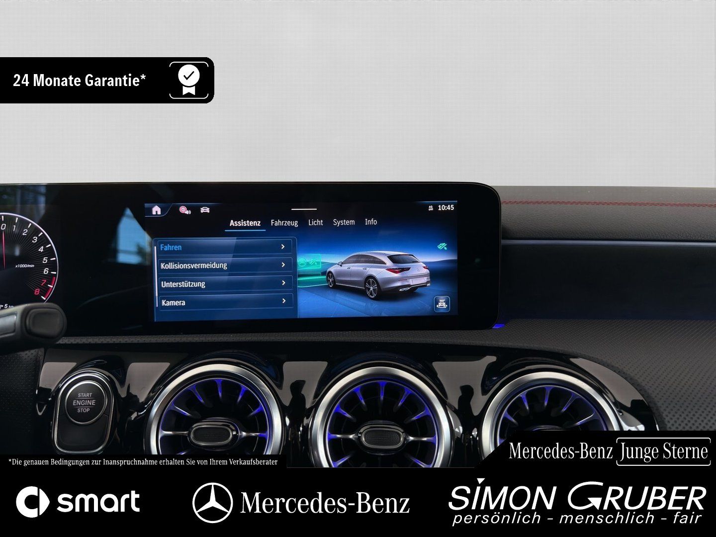 Fahrzeugabbildung Mercedes-Benz CLA 250 e SB AMG HUD KeylessGo LED Ambi 11KW
